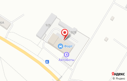 Форт на Морской набережной на карте