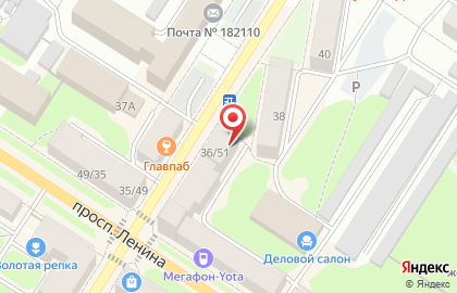 МегаФон в Пскове на карте