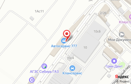 Автосервис 777 в Красносельском районе на карте
