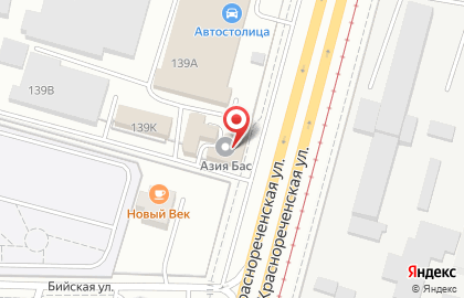 Студия наращивания ресниц на Краснореченской улице на карте
