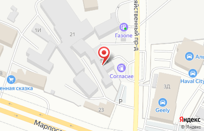 Торговая компания Спецтехника в Хозяйственном проезде на карте