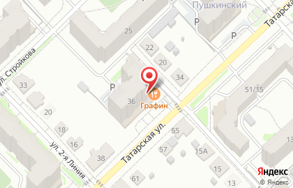 Магазин Красное & Белое в Рязани на карте