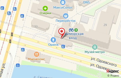 Оранж на улице Одоевского на карте