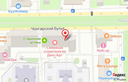 Салон Долотера на Чонгарском бульваре на карте