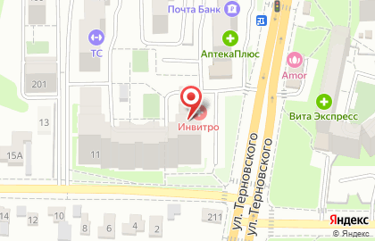 Медицинская лаборатория Инвитро на Сухумской улице на карте