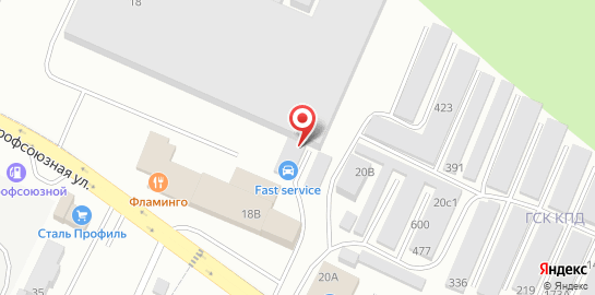 Автосервис FAST service на карте