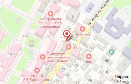 Бистро в Советском районе на карте