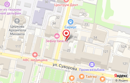 Магазин Ремит на улице Воронина на карте