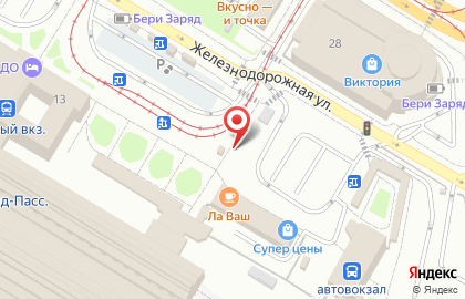 Продуктовый магазин в Калининграде на карте