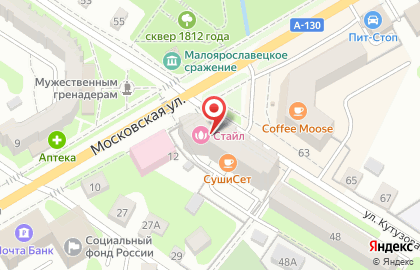 Магазин Дари цветы, магазин на Московской улице на карте