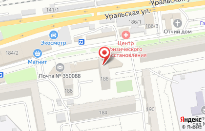 Общественная организация Мировые судьи Карасунского внутригородского округа на Уральской улице на карте
