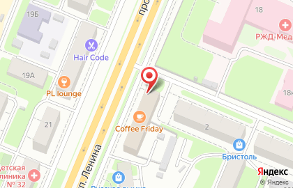 Сервисный центр НоутСервис на проспекте Ленина на карте