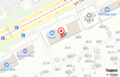 Автосалон АлтайЕвроМоторс на улице Попова на карте
