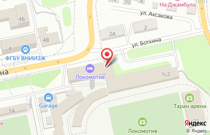 Гостиница Локомотив в Иркутске на карте