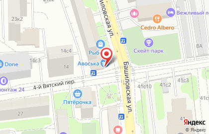 Семейная парикмахерская на Башиловской улице на карте