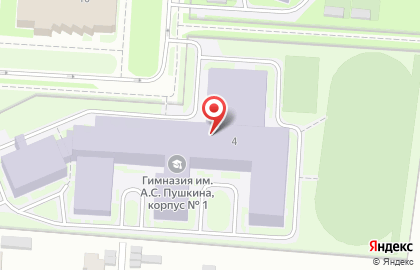 Гимназия им. А.С. Пушкина на Петрозаводской улице на карте