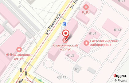 Городская клиническая больница №64 на карте