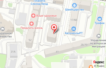 Мужской клуб ТАЙНА на улице Зинина на карте
