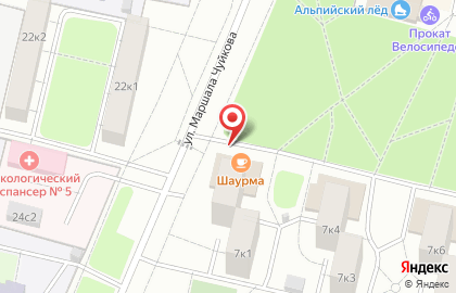 Супермаркет Пятёрочка на метро Волжская на карте