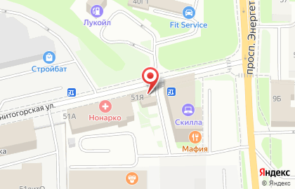 Магазин фастфудной продукции в Красногвардейском районе на карте