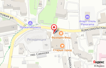 Старый Замок на Армейской улице на карте