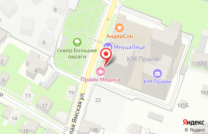 Лизинговая компания Победа Финанс на Малой Ямской улице на карте