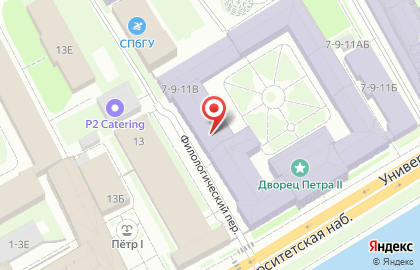 Книжный салон, СПбГУ на карте