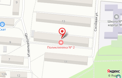 Алексинская районная больница №1 им. В. Ф. Снегирёеа на карте