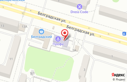 Автошкола Профи на Белградской улице на карте
