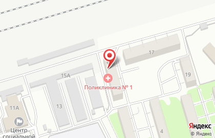 Поликлиника Курганская поликлиника №1 на Краснодонской улице на карте