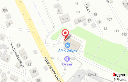 Автомойка DeLuxe на Красноярском тракте на карте