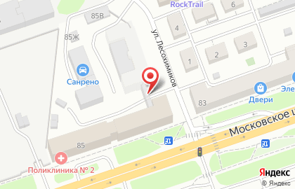 Торгово-прокатная компания Поиск на Московском шоссе на карте