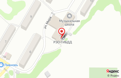 РЭО ГИБДД, Отдел МВД России по Красноярскому району на карте