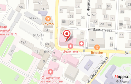 Поликлиника Целитель на карте