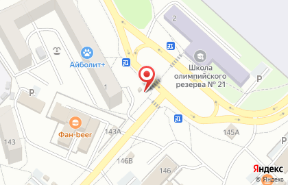 Киоск по продаже мороженого Инмарко на Транссибирской улице на карте
