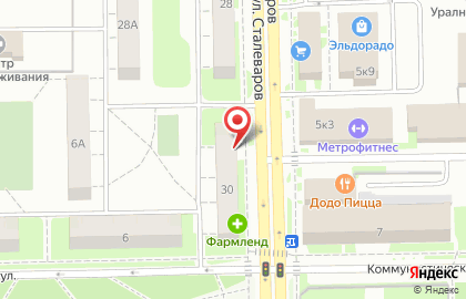 Банк Пойдём! на улице Сталеваров на карте