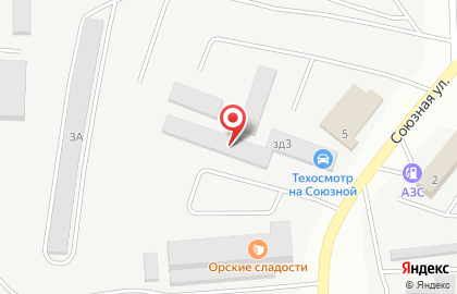 Мебельная фабрика в Оренбурге на карте