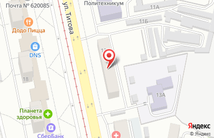 ЕМТК на карте