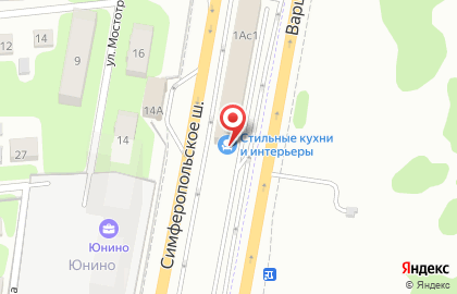 Мебельный магазин Cucina на Симферопольском шоссе на карте