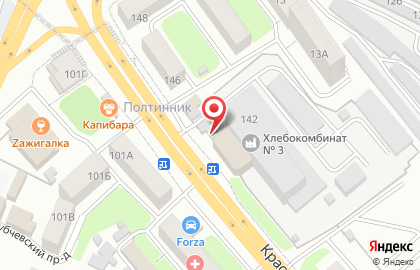 Бежицкий хлебокомбинат на Красноармейской улице на карте