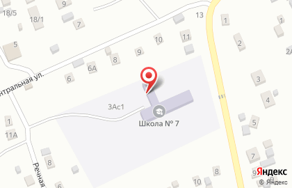 Средняя общеобразовательная школа №7, с. Прохладное на карте