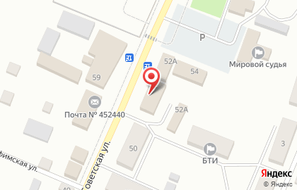 Автошкола уфа Права на Советской улице на карте