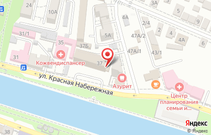 Астраханская региональная коллегия адвокатов Престиж на улице Красная Набережная на карте