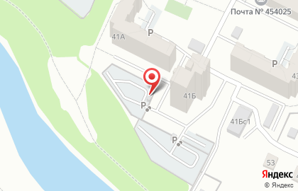 Автостоянка в Челябинске на карте
