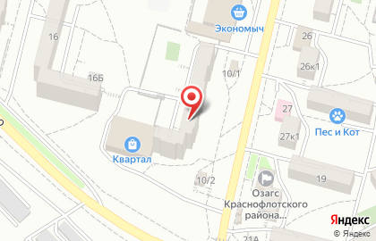 Кабинет ногтевого сервиса в Краснофлотском районе на карте