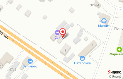 Гостевой комплекс САК в Солнечногорске на карте