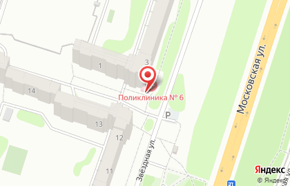 Городская поликлиника в Калуге на карте