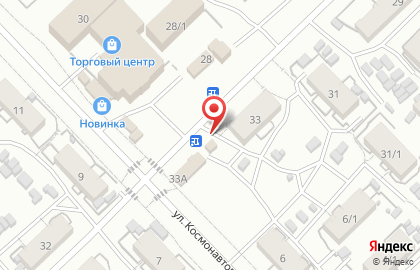 Киоск по продаже фруктов и овощей на Пионерской улице на карте