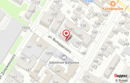 Продуктовый магазин Карамель на улице Володарского на карте