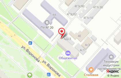 Общежитие, Сибирский профессиональный лицей №18 на карте